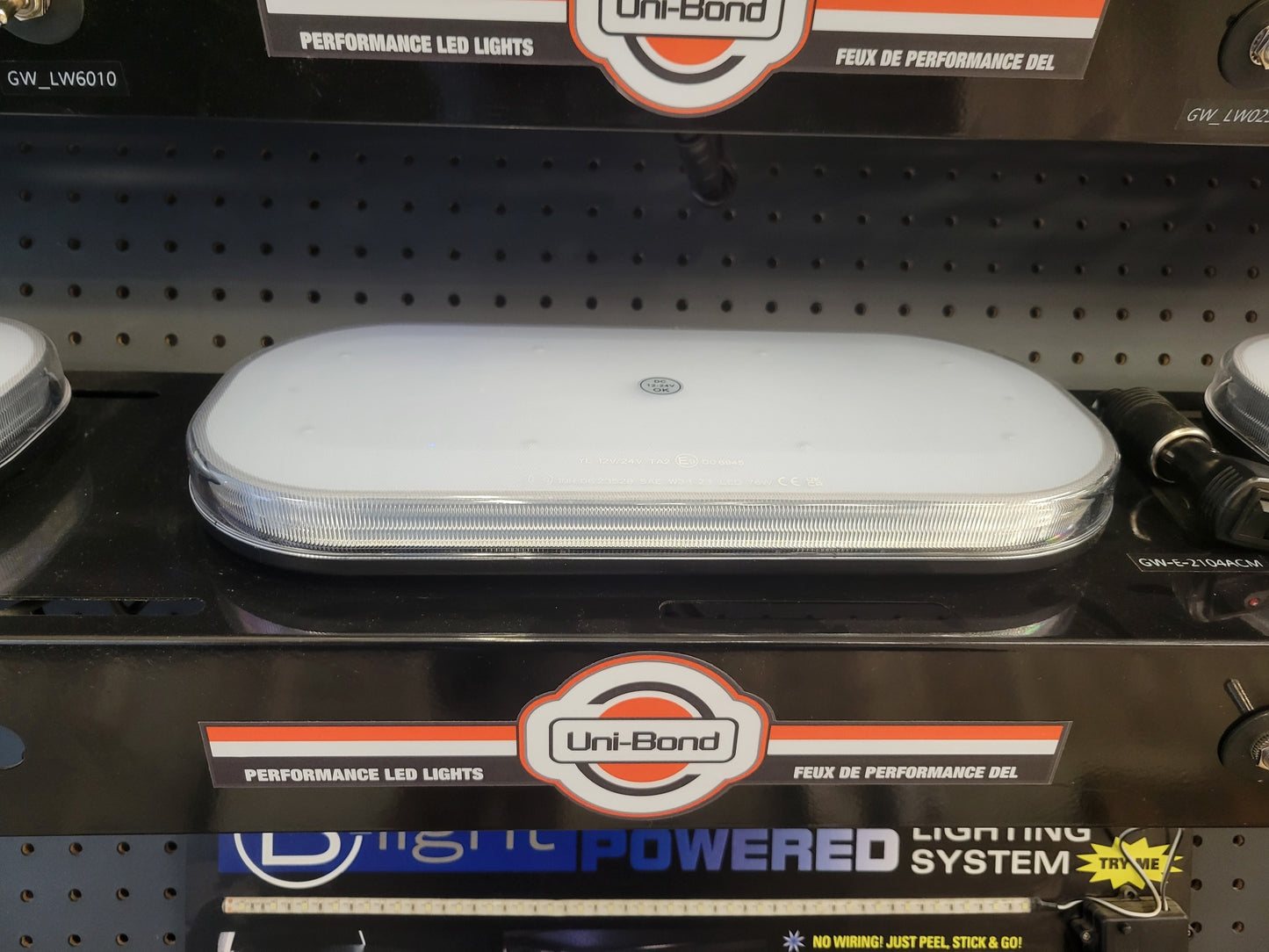 14" AMBER LED WARNING LIGHT BAR - BRACKET MOUNT