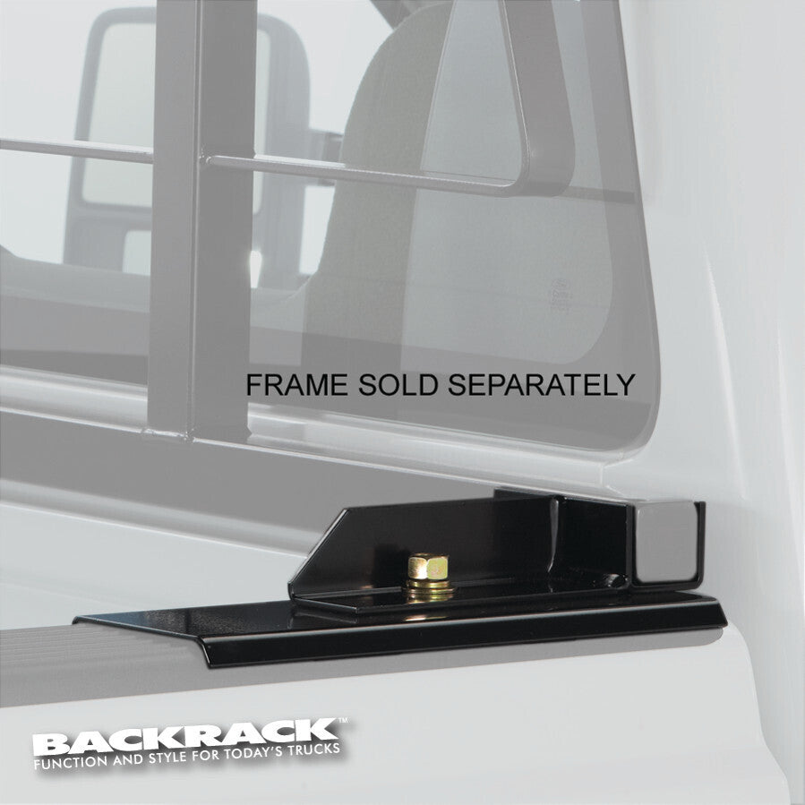 Backrack Black Steel Install Hardware F150 15-21