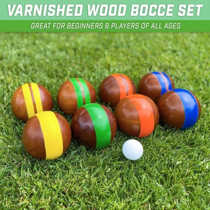100 mm Hardwood Bocce Set