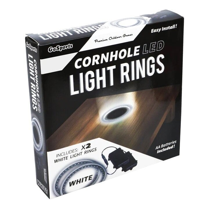 Cornhole LED Ring Kit (Set of 2) - White