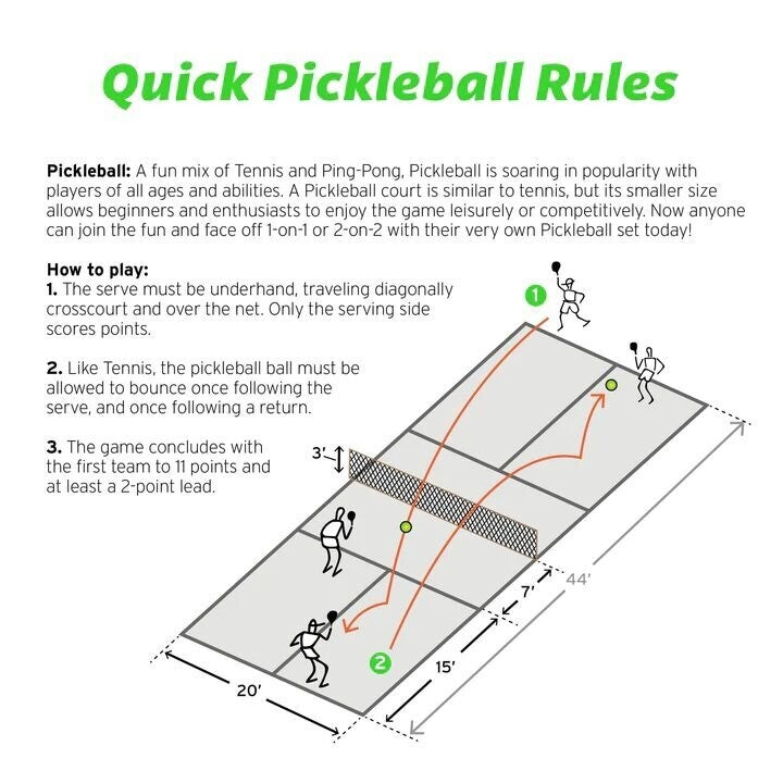 Wood Pickle Ball Starter Kit