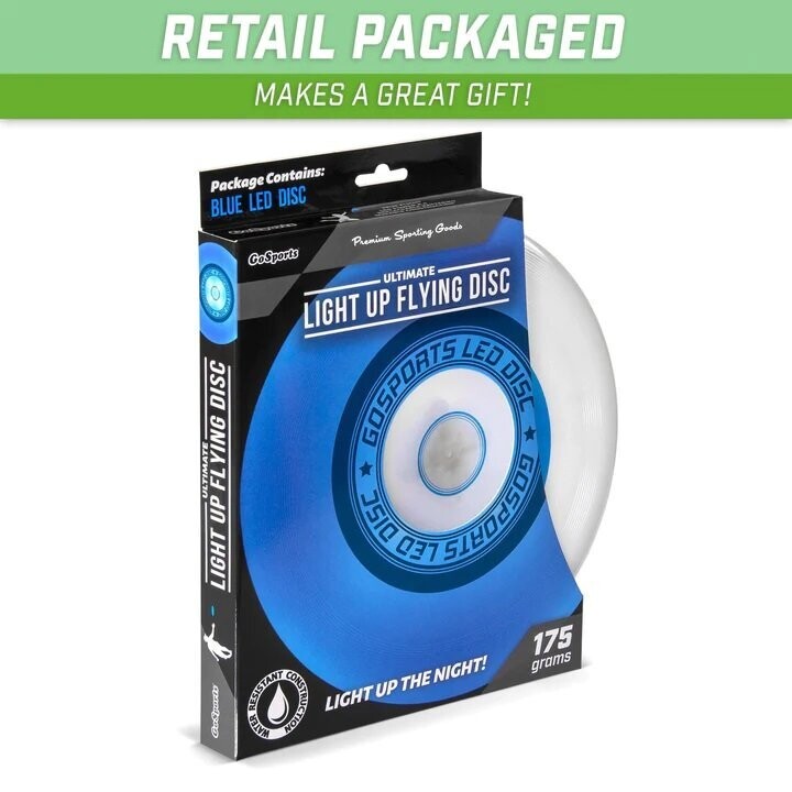 Ultimate Light-Up Flying Disc - Blue