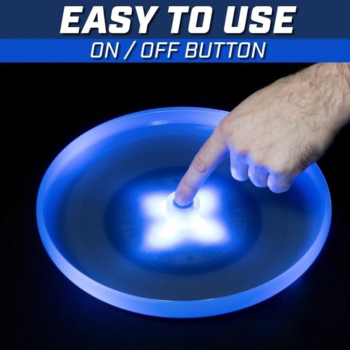 Ultimate Light-Up Flying Disc - Blue