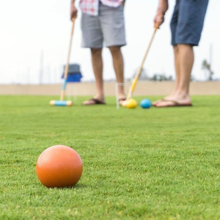 Wooden Deluxe Croquet Set