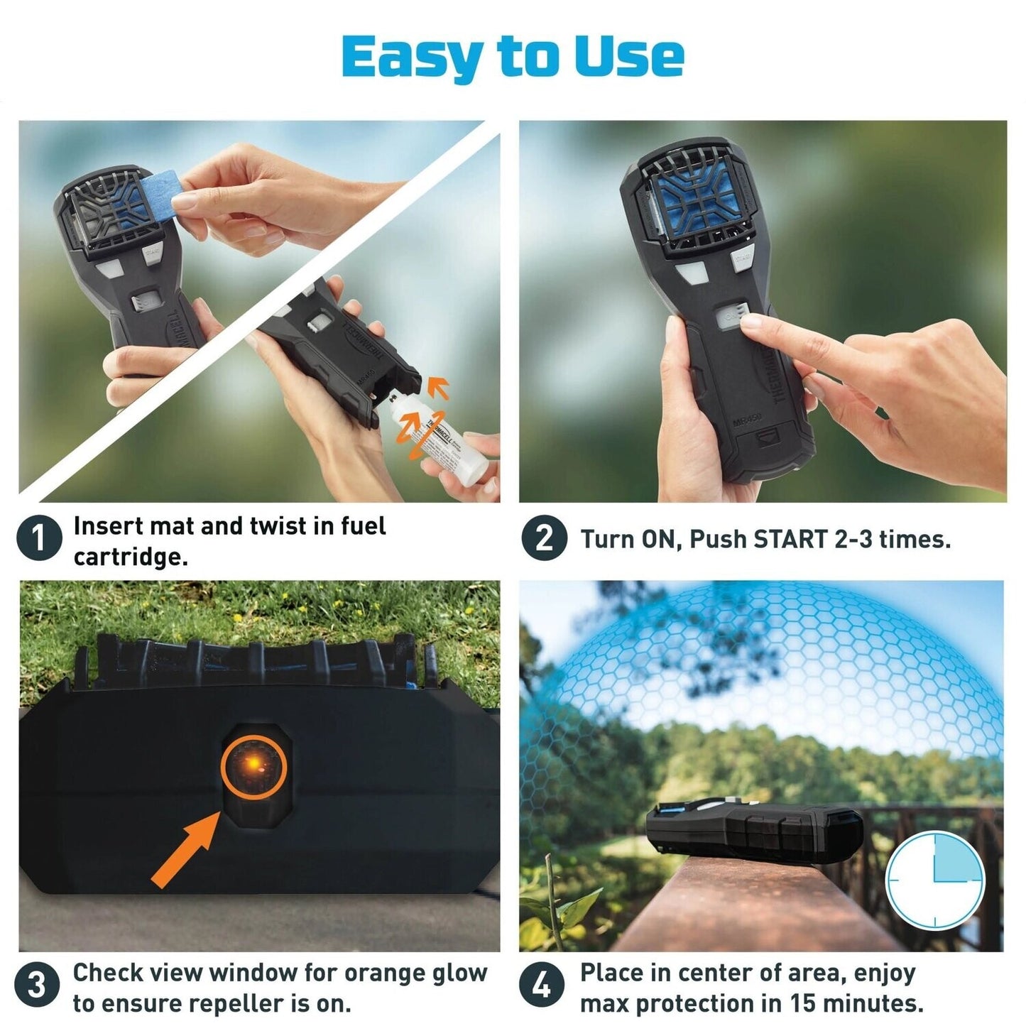 MR450 Armored Portable Mosquito Repeller