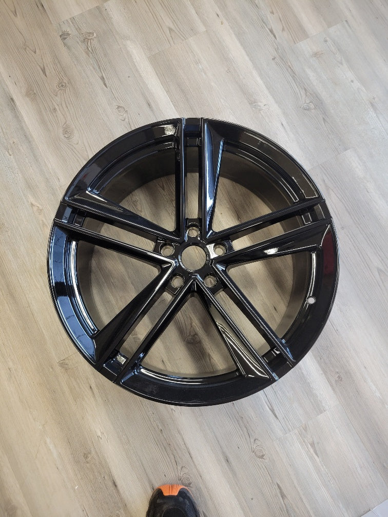 Metal MOTO/OHM 20x9 Oh Lightning Gloss Black Wheel: 5-114.3BP +30mm Offset