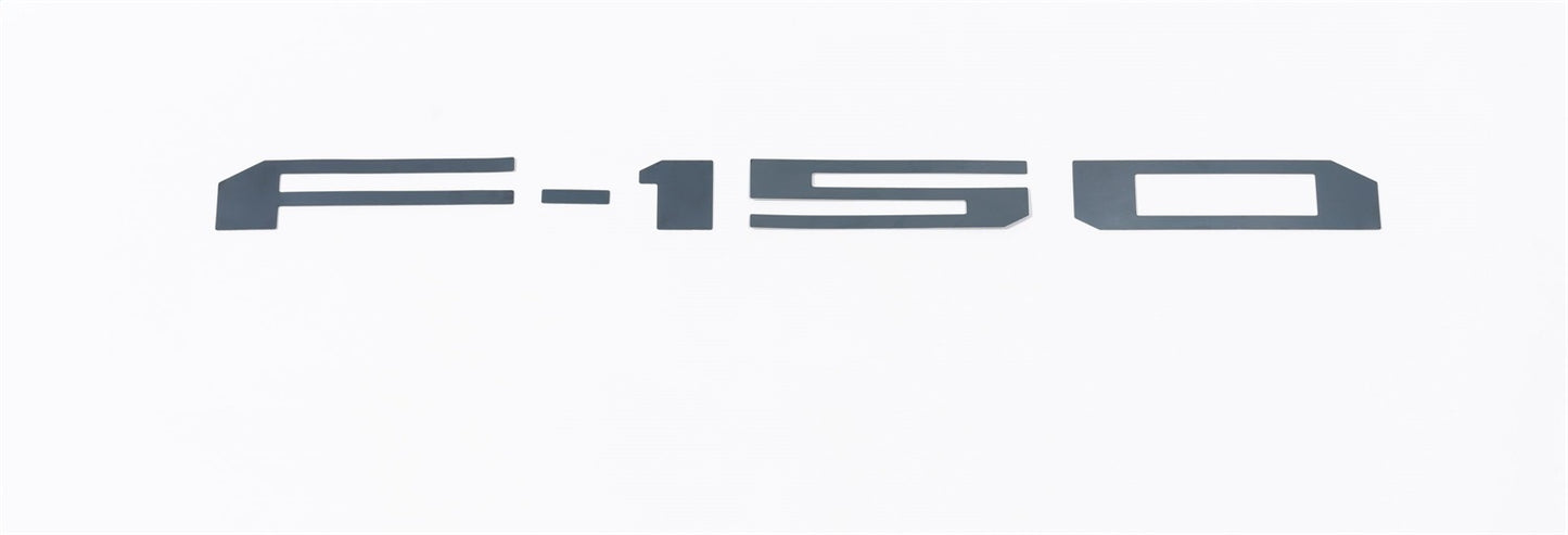 Black F150 Letters Rear