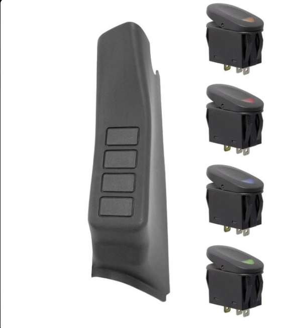Rugged Ridge A-Pillar Switch Pod Kit 11-18 Wrangler JK