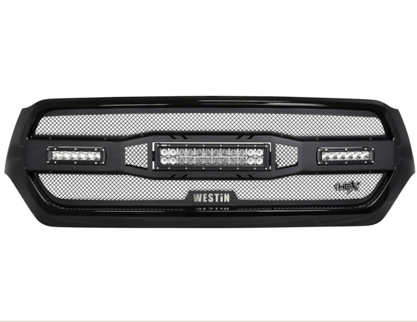 Westin HXD Black Mesh LED Grille