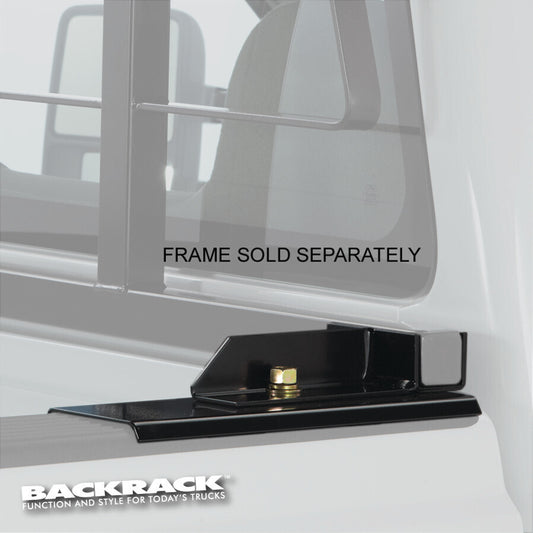 Backrack Black Steel Install Hardware F150 15-21