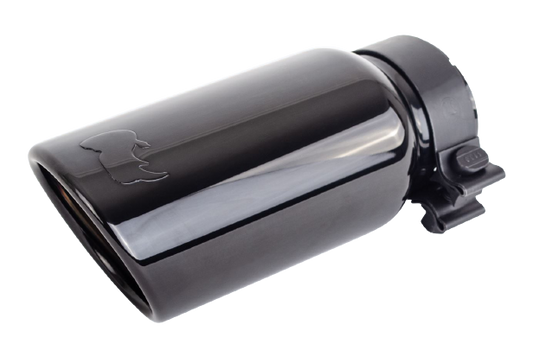 2-1/2" ID Go Rhino Black Chrome Exhaust Tip