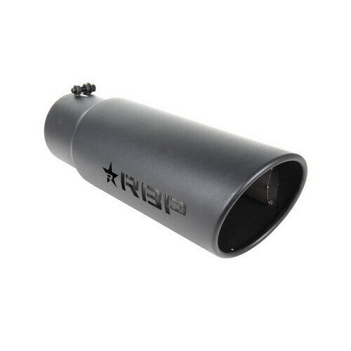 RX7 Textured Black Powder Coated Exhaust Tip