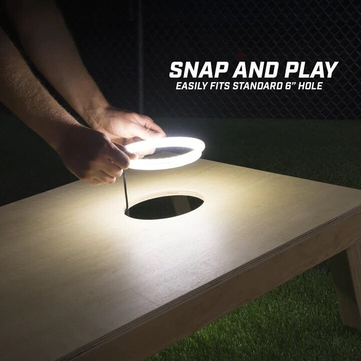 Cornhole LED Ring Kit (Set of 2) - White