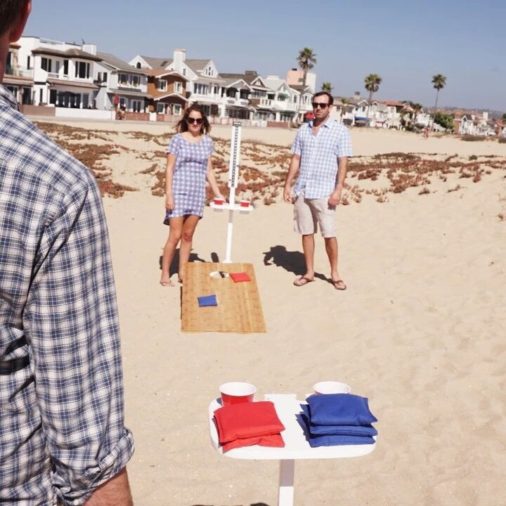 Score Keeper & Drink Stand Set - White