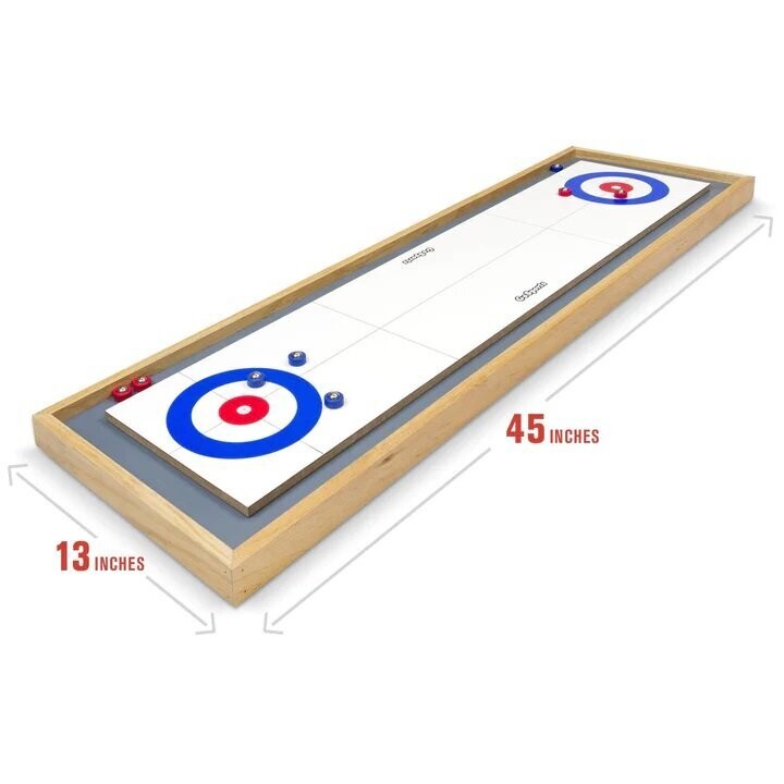 Shuffle Board & Curling 2-in-1 Board Game