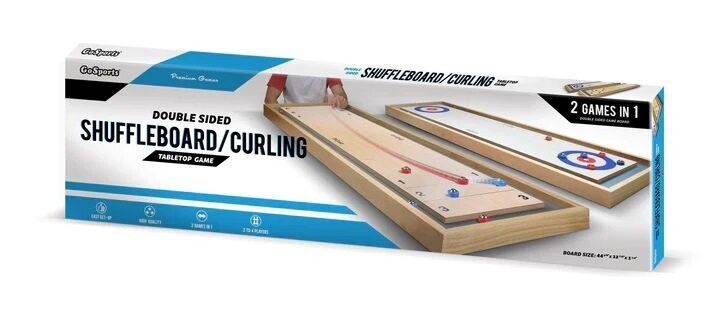 Shuffle Board & Curling 2-in-1 Board Game