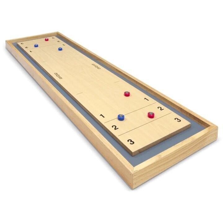 Shuffle Board & Curling 2-in-1 Board Game