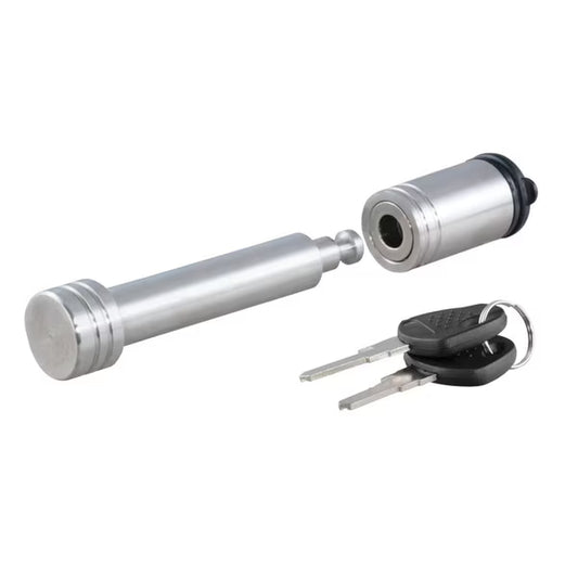 CURT HITCH LOCK
CHROME-PLATED LOCKING CLASS 3/4
FITS 2-INCH RECEIVERS