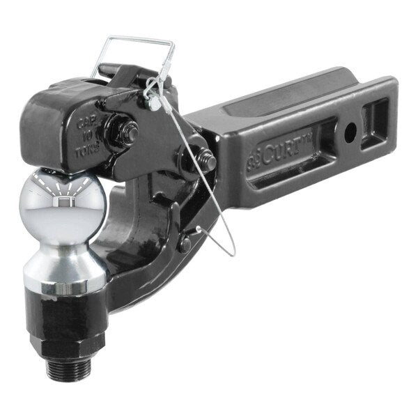 CURT 2-1/2 RECEIVER MOUNT 20K BALL & PINTLE HOOK COMBO