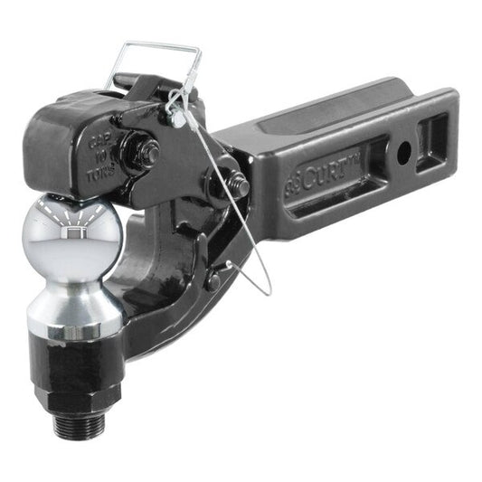 CURT 2-1/2 RECEIVER MOUNT 20K BALL & PINTLE HOOK COMBO