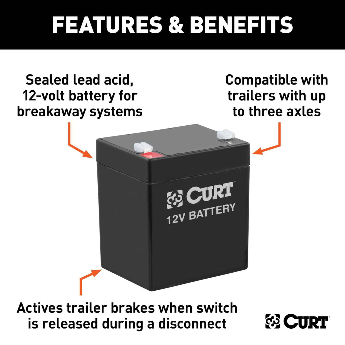 CURT BREAKAWAY BATTERY