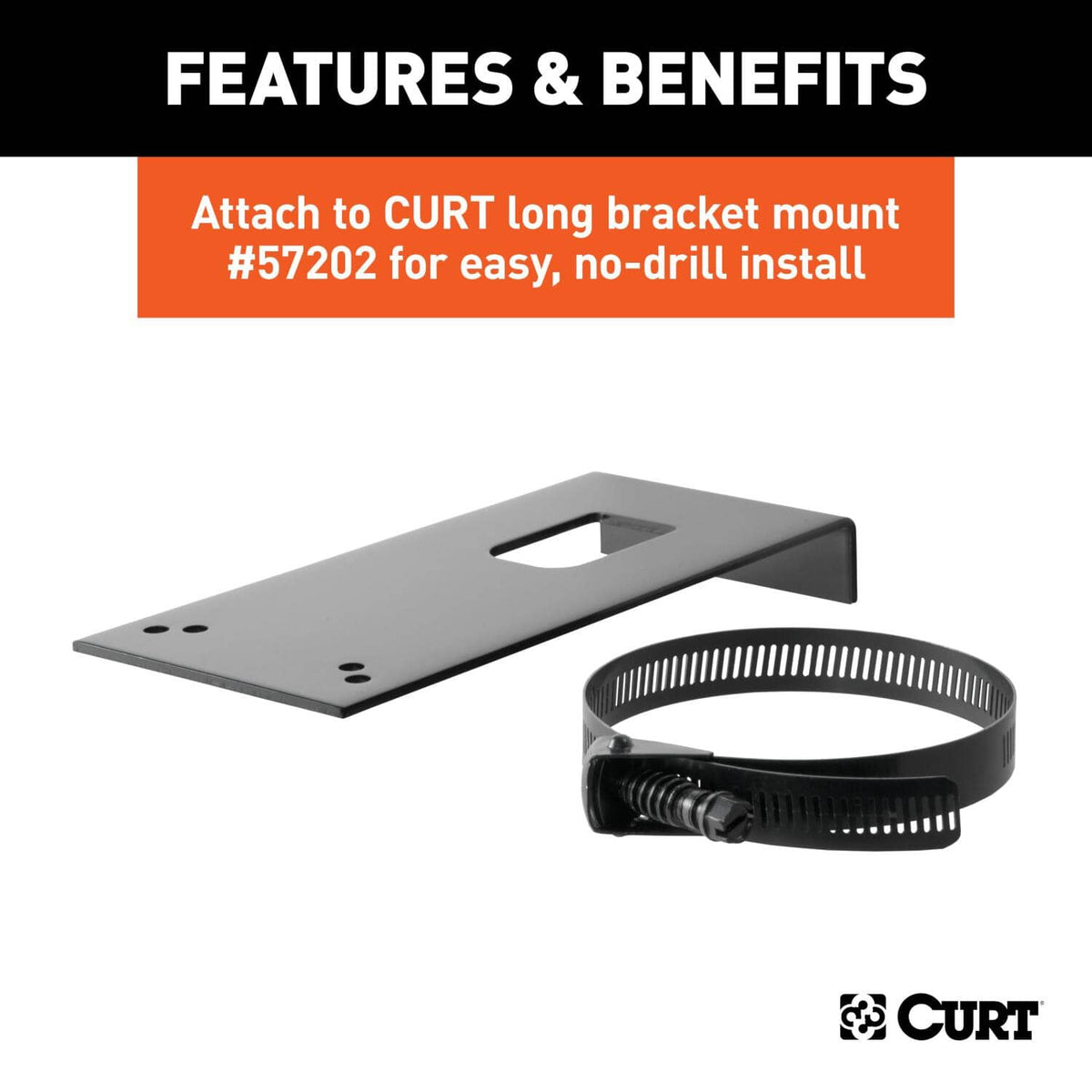 CURT 7-WAY MOUNTING BRACKET
