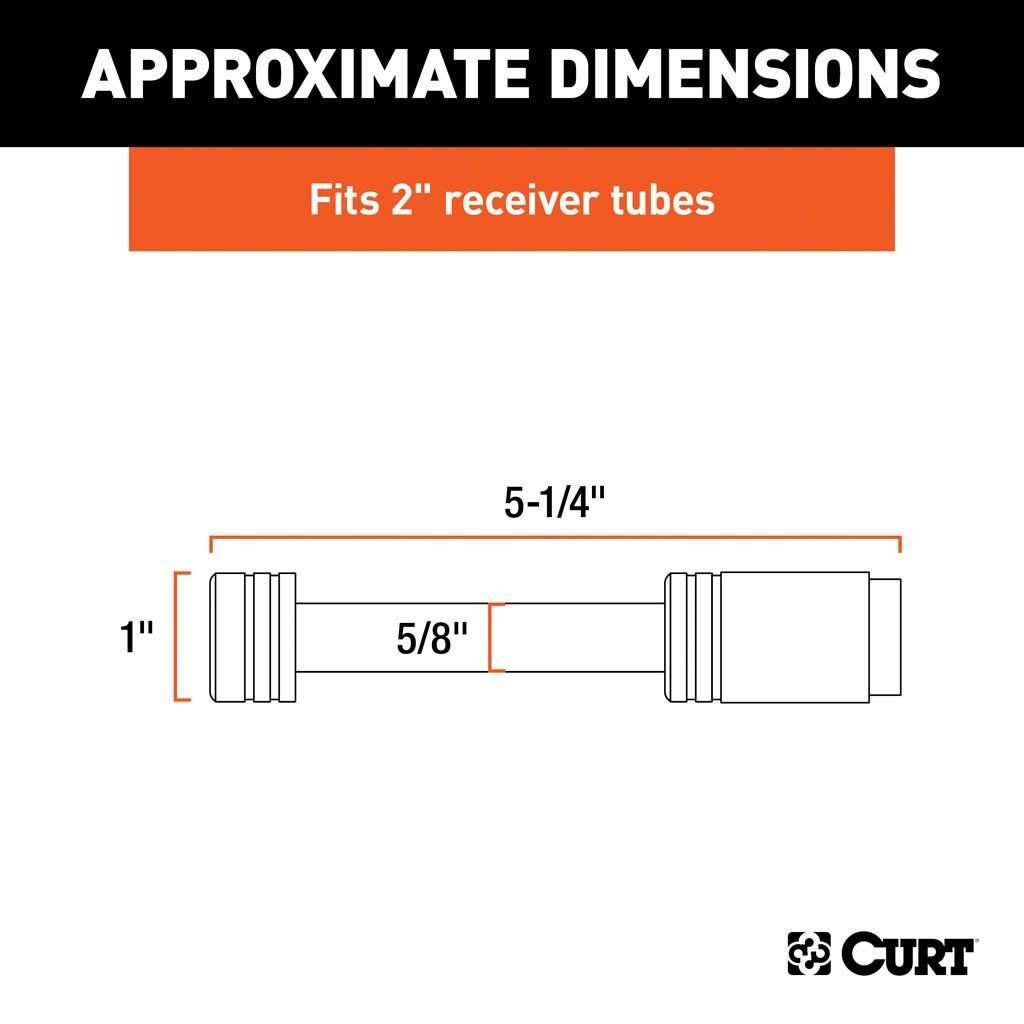 CURT 5/8" Hitch Lock (2" Receiver, Barbell)