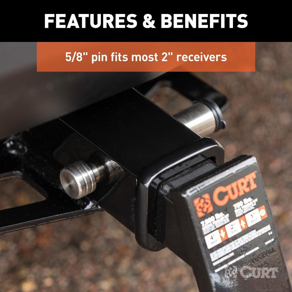 CURT 5/8" Hitch Lock (2" Receiver, Barbell)