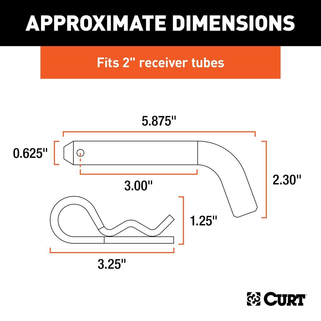 CURT 5/8" Hitch Pin