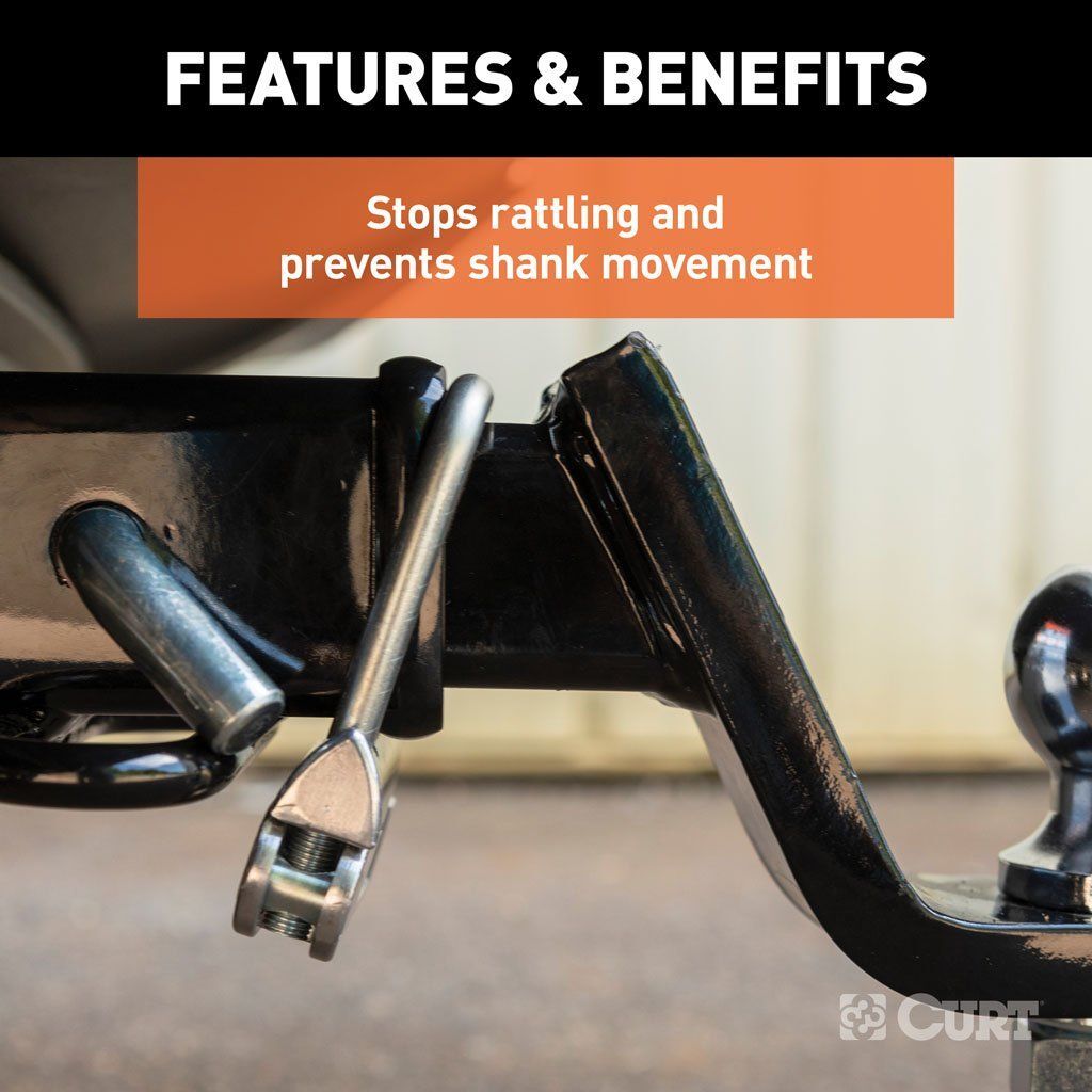 CURT Anti-Rattle Hitch Clamp