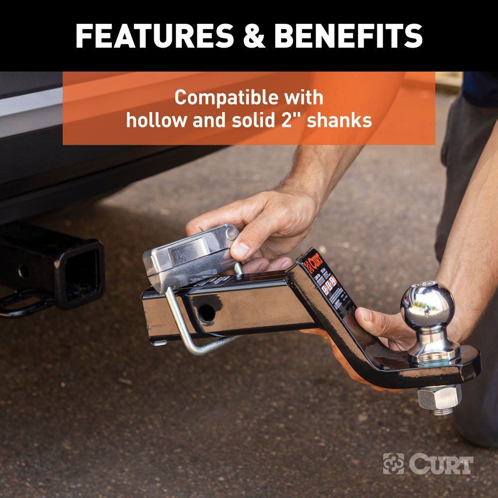CURT Anti-Rattle Hitch Clamp