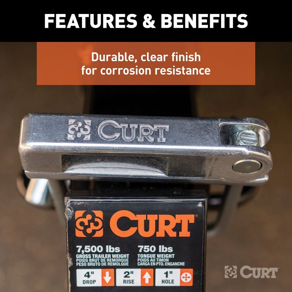CURT Anti-Rattle Hitch Clamp