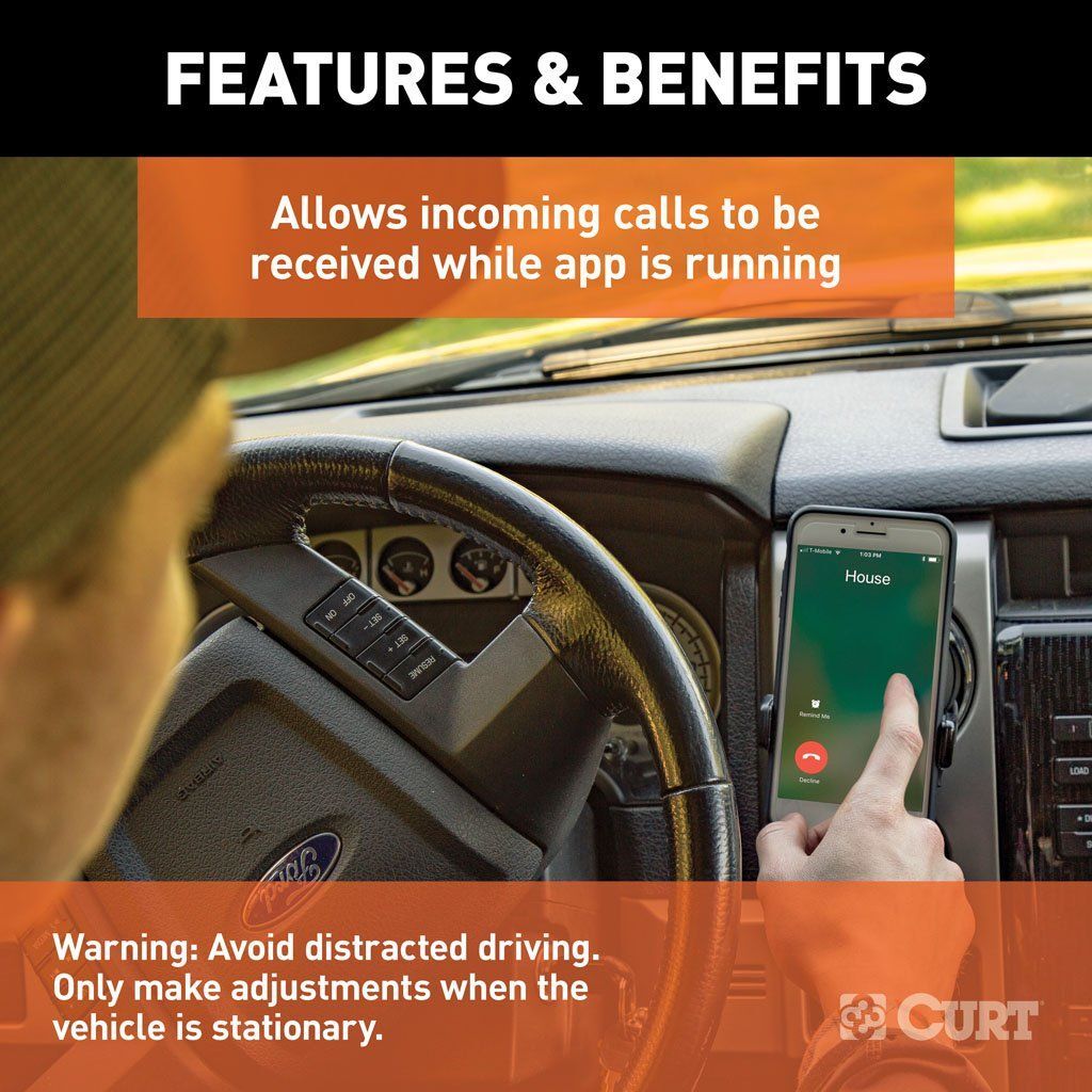 CURT Echo® Mobile Trailer Brake Controller