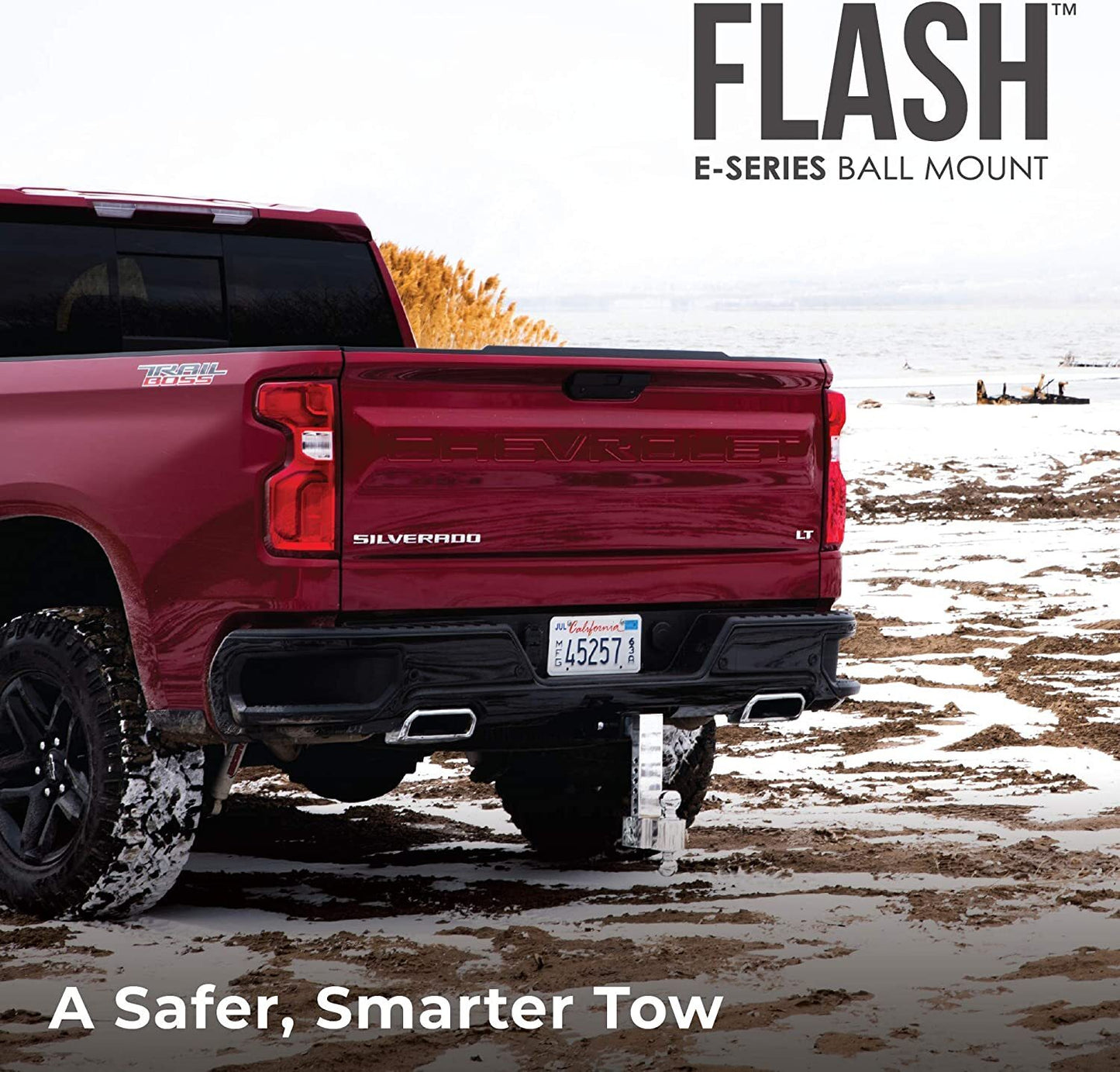 Fastway FLASH™ SIMPLE E Series Adjustable Ball Mount with 2" Receiver & Dual-Ball (2" x 2-5/16")