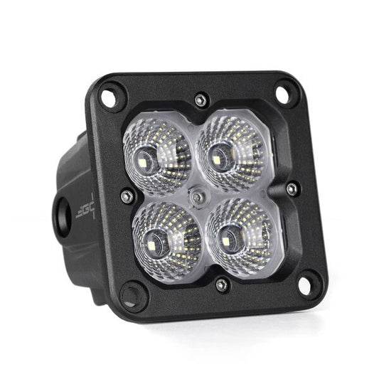 GO PERFORMANCE 3IN CUBE POD LIGHT FLUSH MOUNT FLOOD BEAM