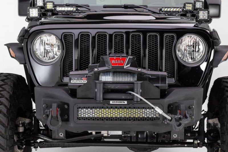 Go Rhino Rockline Stubby Front Bumper (07-22 Wrangler JK & JL / 20-22 Gladiator)