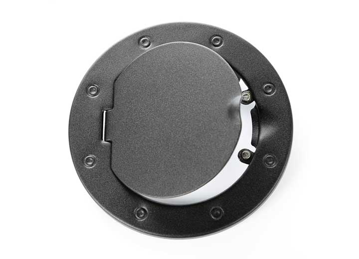 RUGGED RIDGE GAS DOOR COVER BLACK ; 07-18 WRANGLER JK ; NON-LOCKING