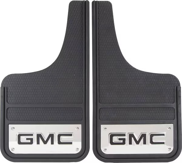 TRUCK FLAP GMC FRONT PLASTICOLOR STAINLESS UNIVERSAL LOGO