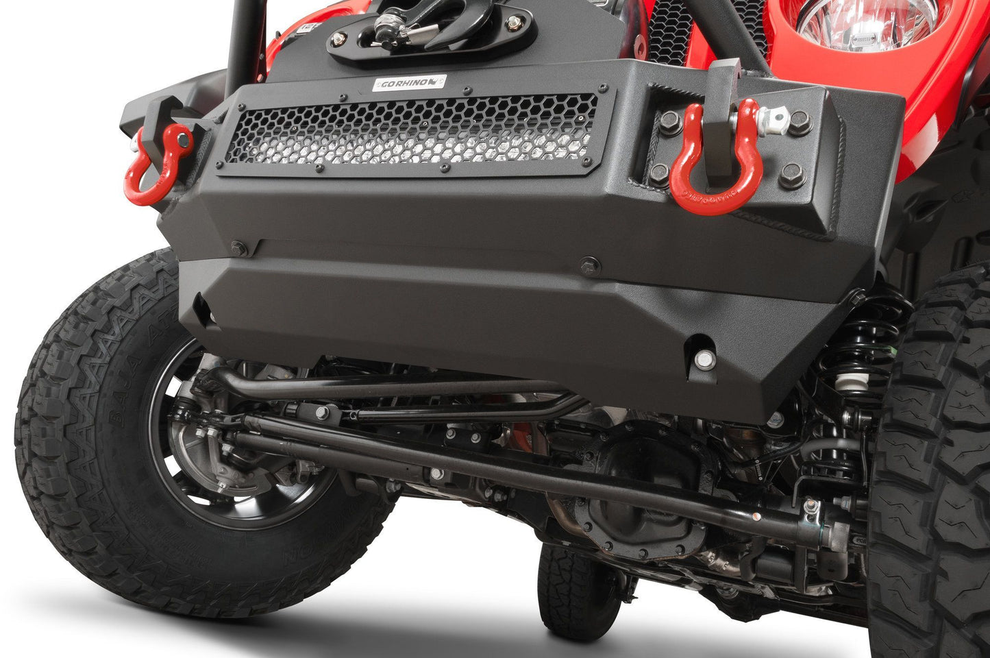 Rockline Front Bumper Lower Steel Skid Plate (18-22 Wrangler JL / 20-22 Gladiator)