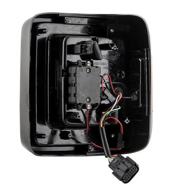 Spyder® Black/Smoke Sequential Fiber Optic LED Tail Lights (19-22 Wrangler JL)