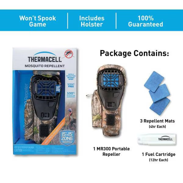 THERMACELL HUNT PACK FOR MR300 MOSQUITO REPELLER