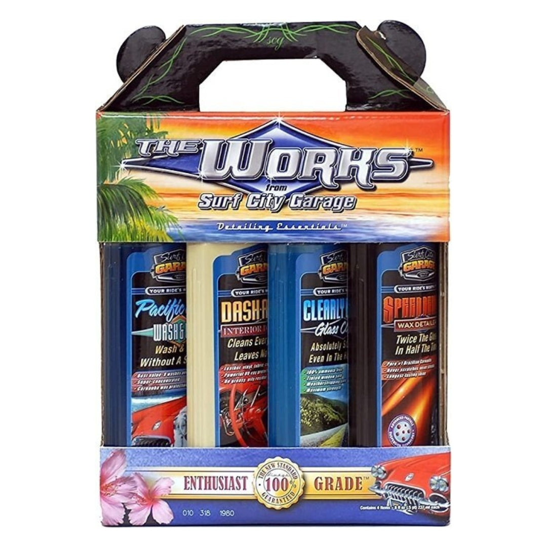 The Works from Surf City Garage Detailing Essentials Kit