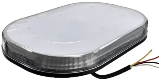 10" AMBER LED WARNING LIGHT BAR - PERMANENT MOUNT