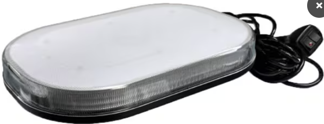 10" AMBER LED WARNING LIGHT BAR - MAGNETIC MOUNT