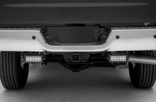 T-Rex Rear Bumper/Frame LED 15-19 Silv/Sierra HD